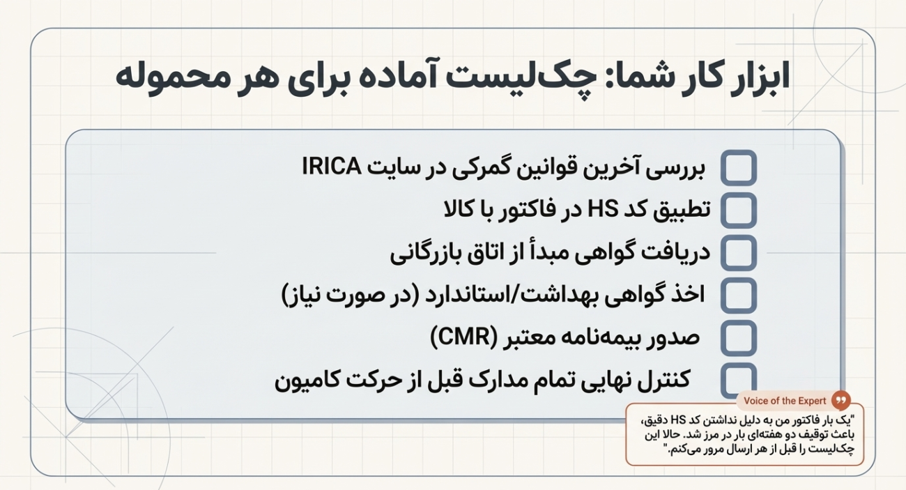 ارزان‌ترین روش صادرات به عراق